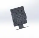 Mur effet égout avec grille 1 case